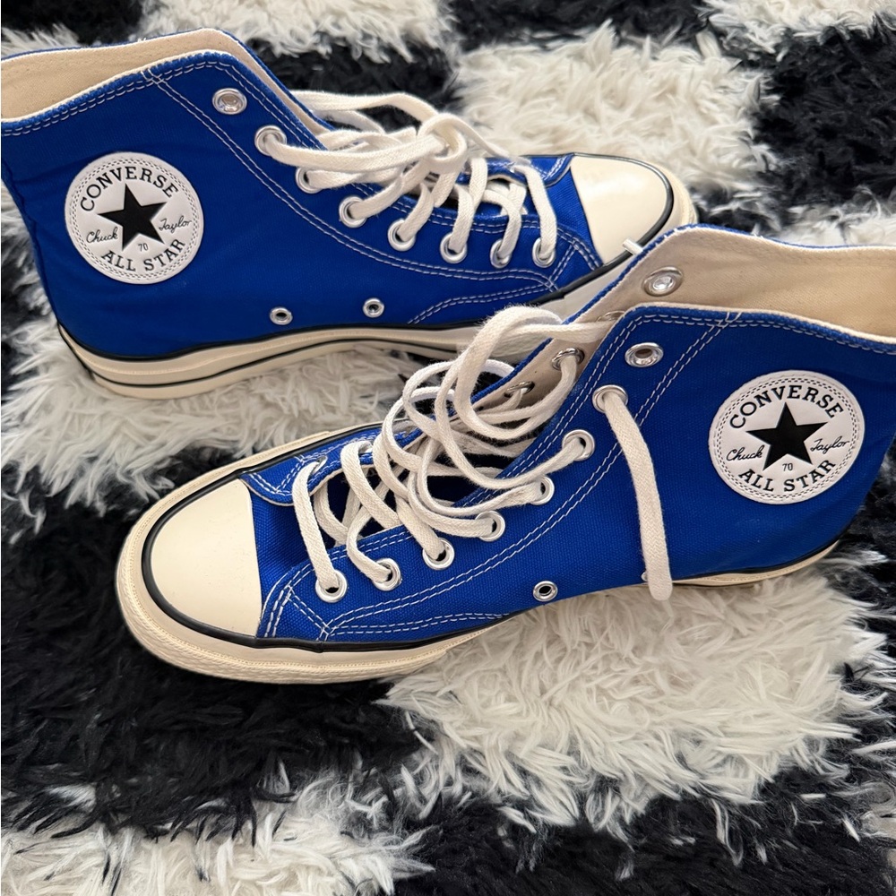 Converse Classic Blue and White High-Tops